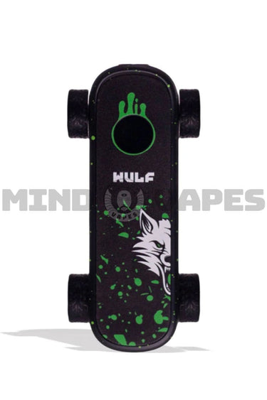 Wulf Mods Deck Skateboard Cart Battery Black Green Spatter